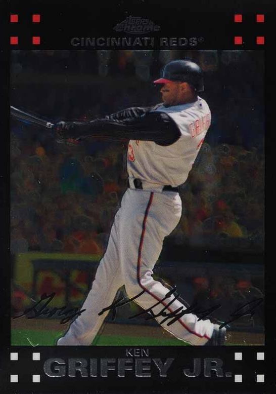 2007 Topps Chrome Ken Griffey Jr. #186 Baseball Card