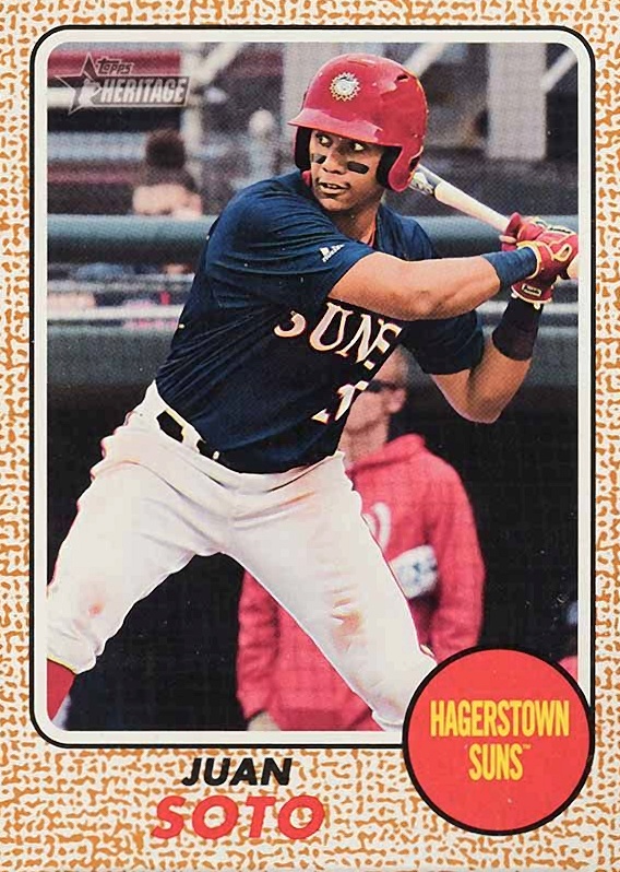 2017 Topps Heritage Minor League Juan Soto #52 Baseball Card