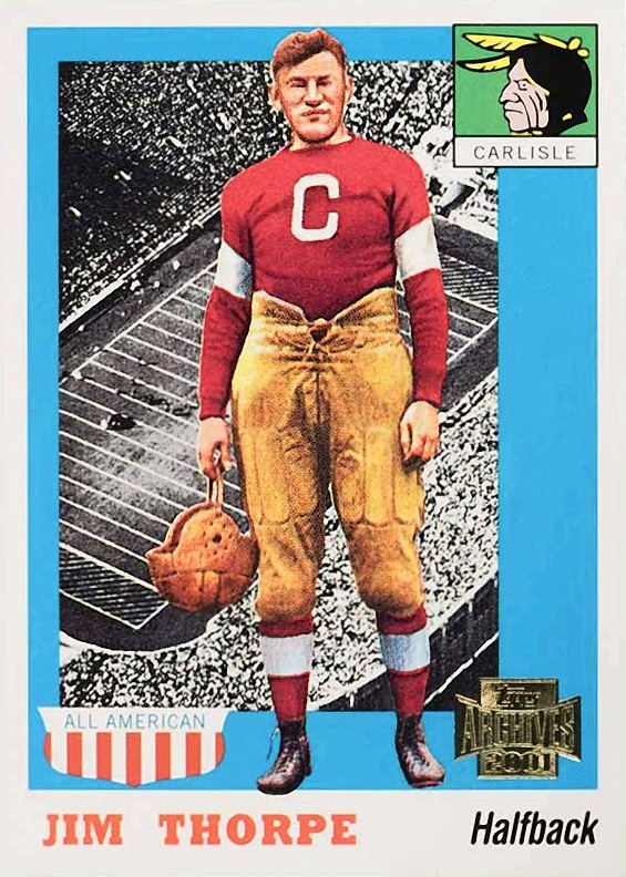 2001 Topps Archives Jim Thorpe #92 Football Card