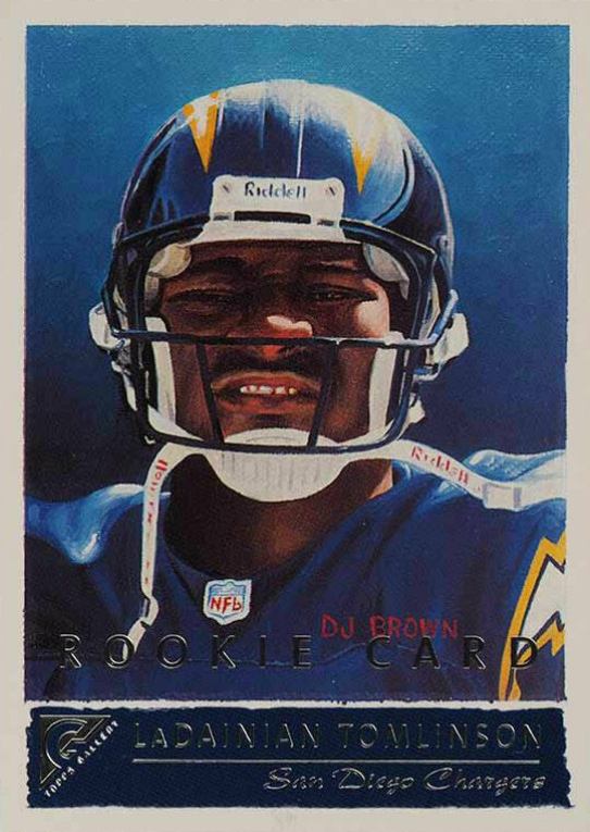 2001 Topps Gallery LaDainian Tomlinson #103 Football Card