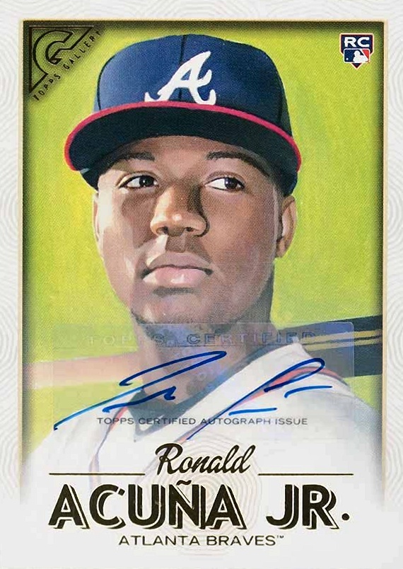 2018 Topps Gallery Ronald Acuna Jr. #140 Baseball Card