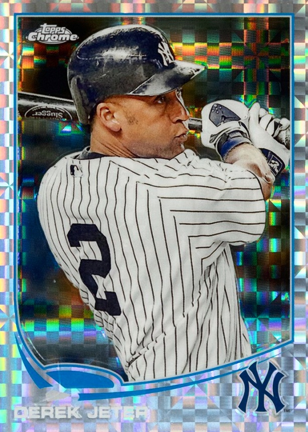 2013 Topps Chrome Derek Jeter #10 Baseball Card