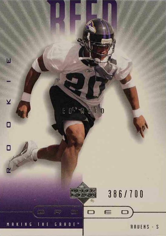 2002 Upper Deck Graded Ed Reed #113 Football Card