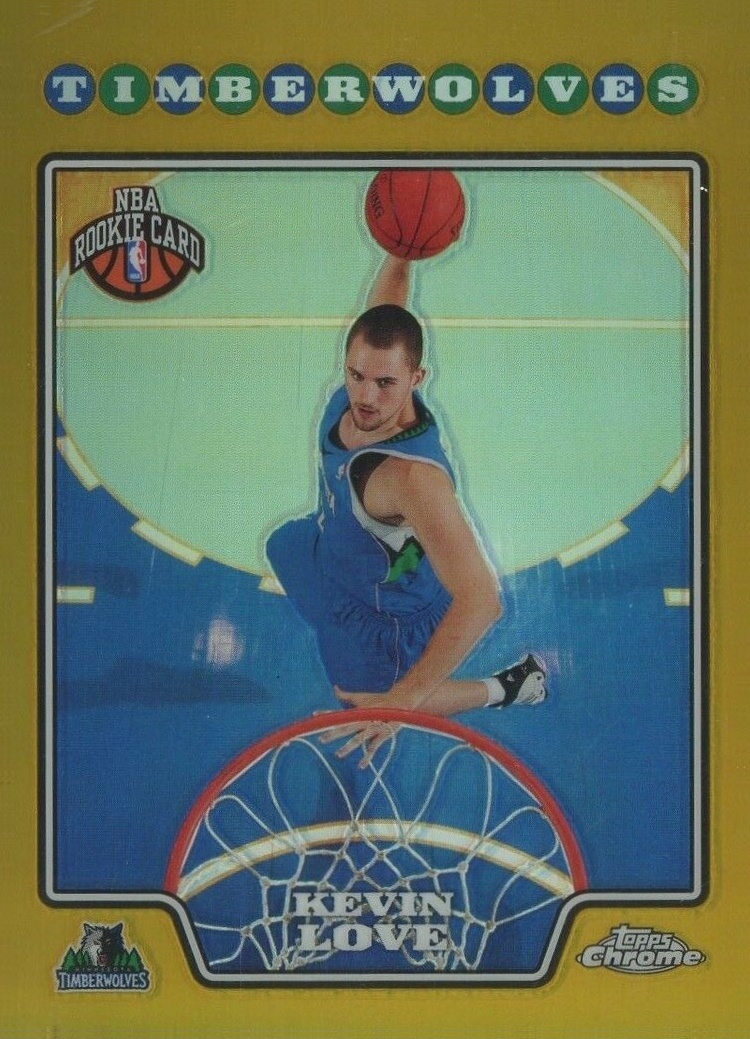 2008 Topps Chrome Kevin Love #185 Basketball Card