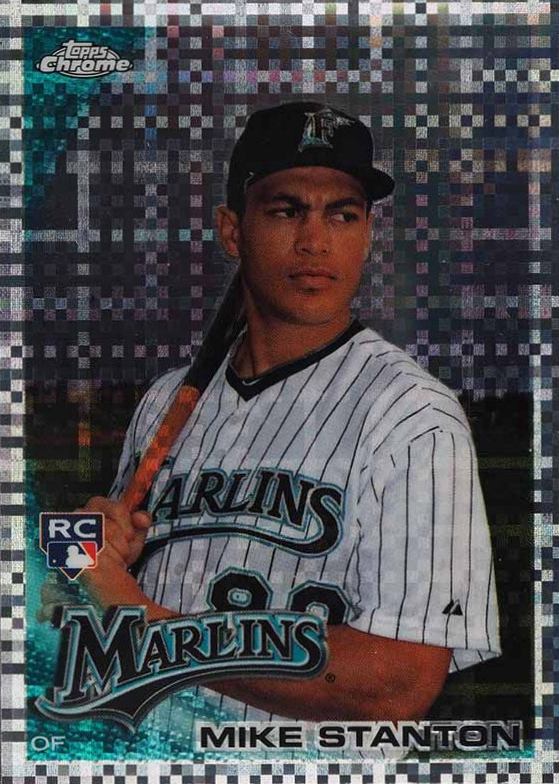 2010 Topps Chrome Mike Stanton #190 Baseball Card