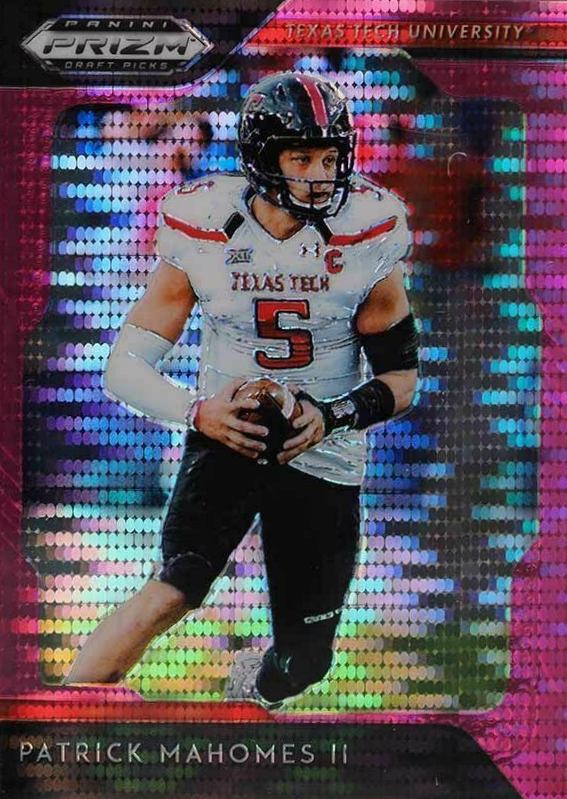 2019 Panini Prizm Draft Picks Patrick Mahomes II #72 Football Card