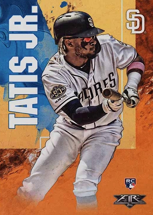 2019 Topps Fire Fernando Tatis Jr. #157 Baseball Card