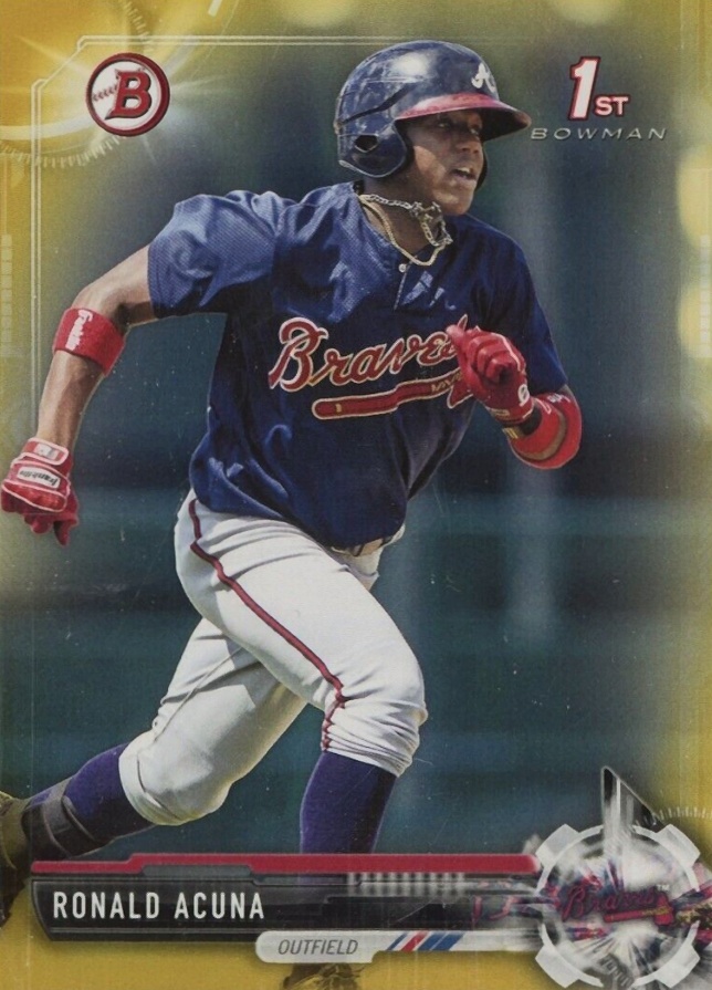 2017 Bowman Prospects Ronald Acuna Jr. #BP127 Baseball Card