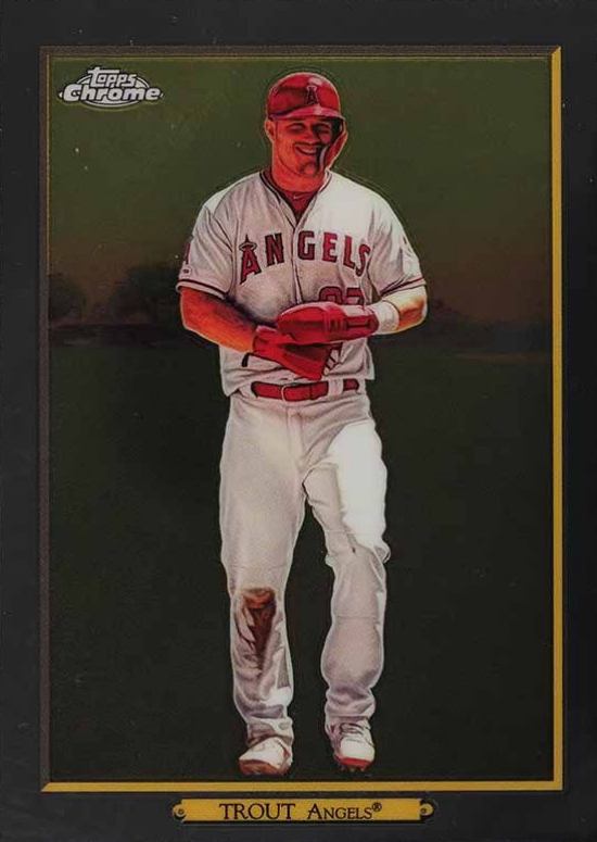 2020 Topps Turkey Red Chrome Mike Trout #TRC46 Baseball Card