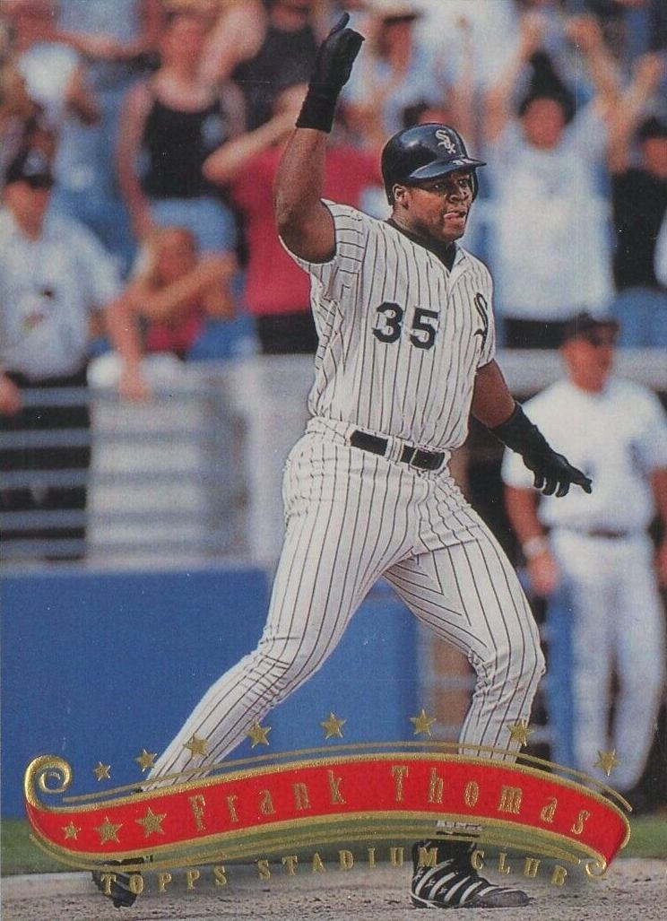 1997 Stadium Club Frank Thomas #213 Baseball Card