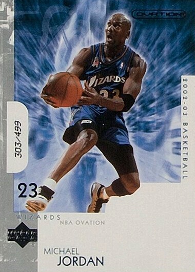 2002 Upper Deck Ovation  Michael Jordan #99 Basketball Card