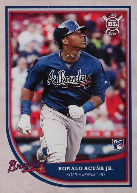 2018 Topps Big League Ronald Acuna Jr. #369 Baseball Card