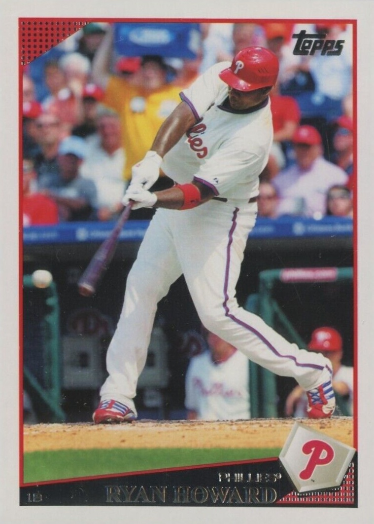 2009 Topps Ryan Howard #500 Baseball Card