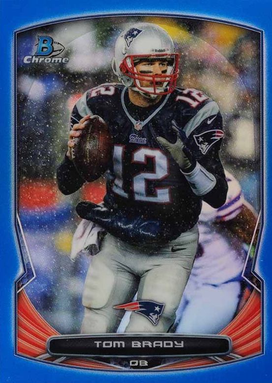 2014 Bowman Chrome  Tom Brady #28 Football Card