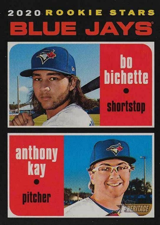 2020 Topps Heritage Anthony Kay/Bo Bichette #52 Baseball Card