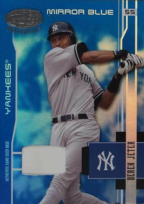 2003 Leaf Certified Materials Derek Jeter #121 Baseball Card