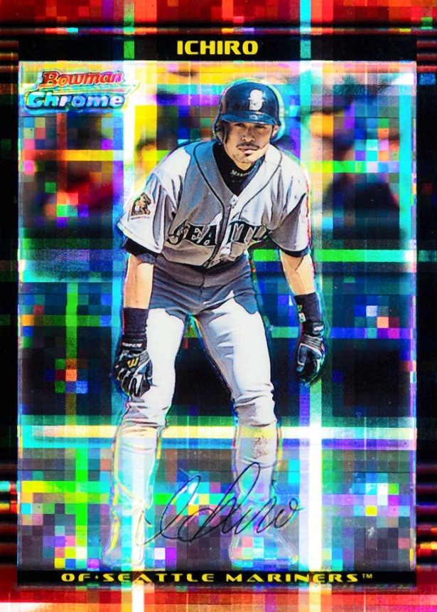 2002 Bowman Chrome Ichiro #51 Baseball Card