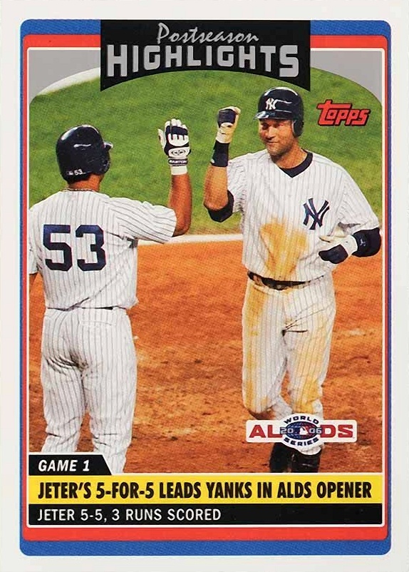 2006 Topps Updates & Highlights Derek Jeter #UH183 Baseball Card