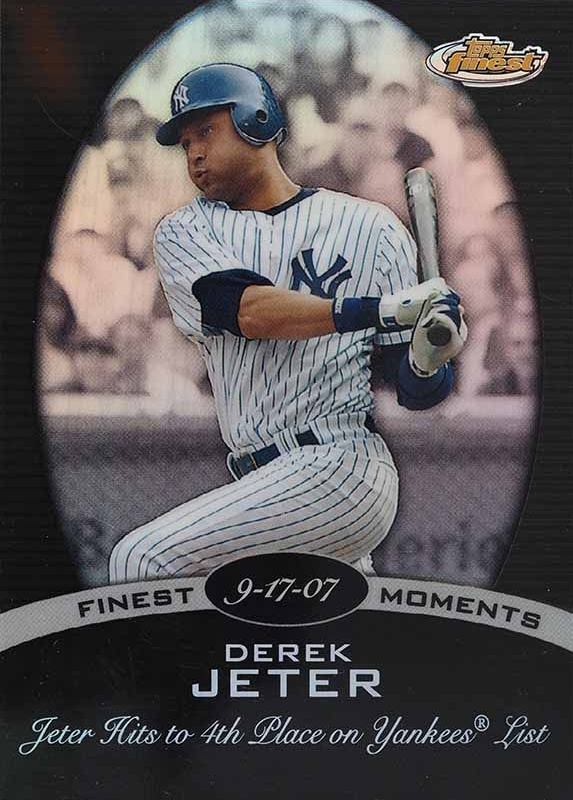 2008 Finest Moments Derek Jeter #FM-DJ Baseball Card