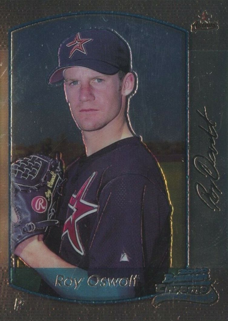 2000 Bowman Chrome Roy Oswalt #395 Baseball Card