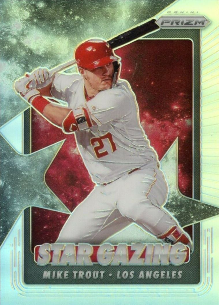 2020 Panini Prizm Star Gazing Mike Trout #SG1 Baseball Card