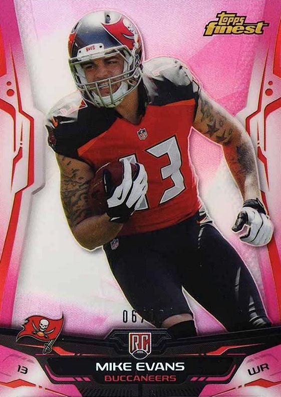 2014 Finest Mike Evans #146 Football Card