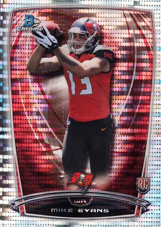 2014 Bowman Chrome  Mike Evans #170 Football Card