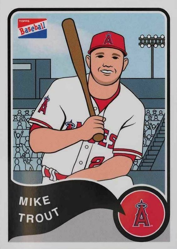 2020 Topps Throwback Thursday Mike Trout #27 Baseball Card