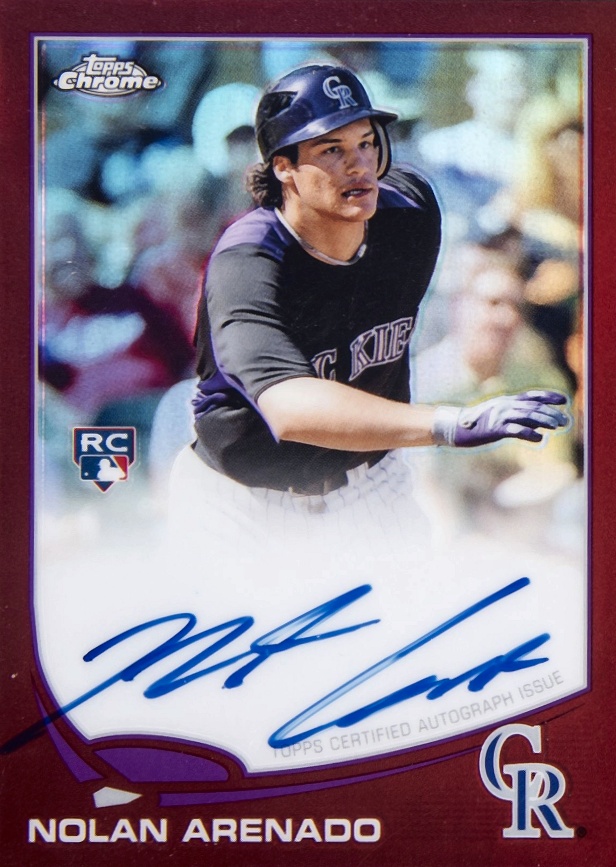 2013 Topps Chrome Nolan Arenado #78 Baseball Card