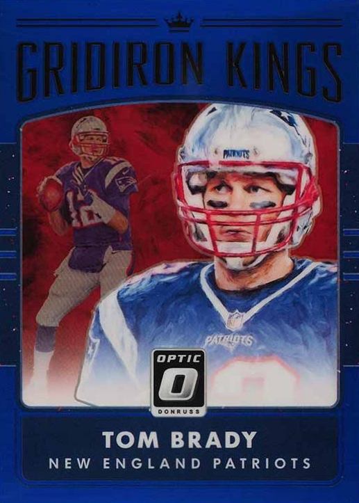 2016 Panini Donruss Optic Gridiron Kings Tom Brady #3 Football Card