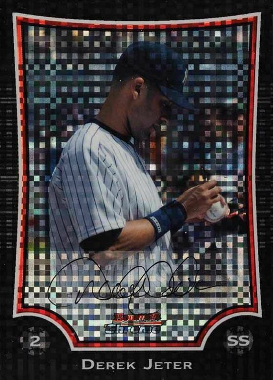 2009 Bowman Chrome Derek Jeter #80 Baseball Card