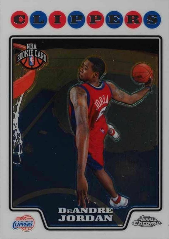 2008 Topps Chrome DeAndre Jordan #209 Basketball Card