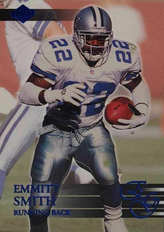 2000 Collector's Edge Graded Emmitt Smith #120 Football Card