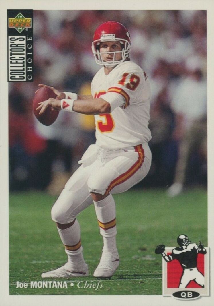 1994 Collector's Choice Joe Montana #19 Football Card