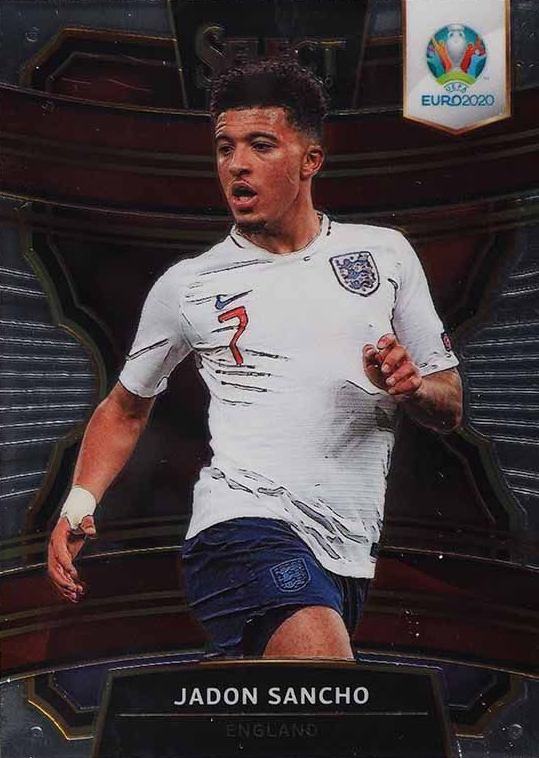 2020 Panini Select UEFA Euro Jadon Sancho #80 Soccer Card