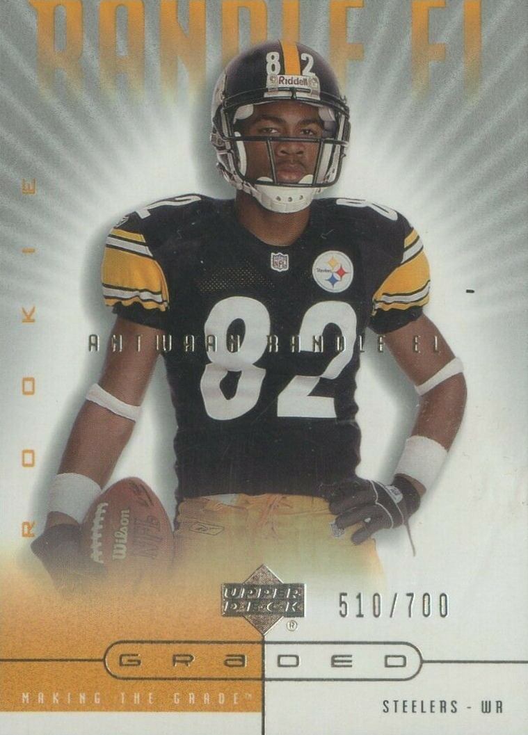 2002 Upper Deck Graded Antwaan Randle El #144 Football Card