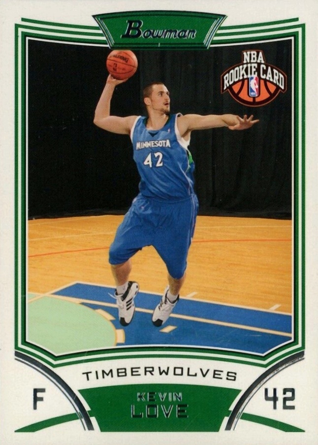 2008 Bowman Kevin Love #115 Basketball Card