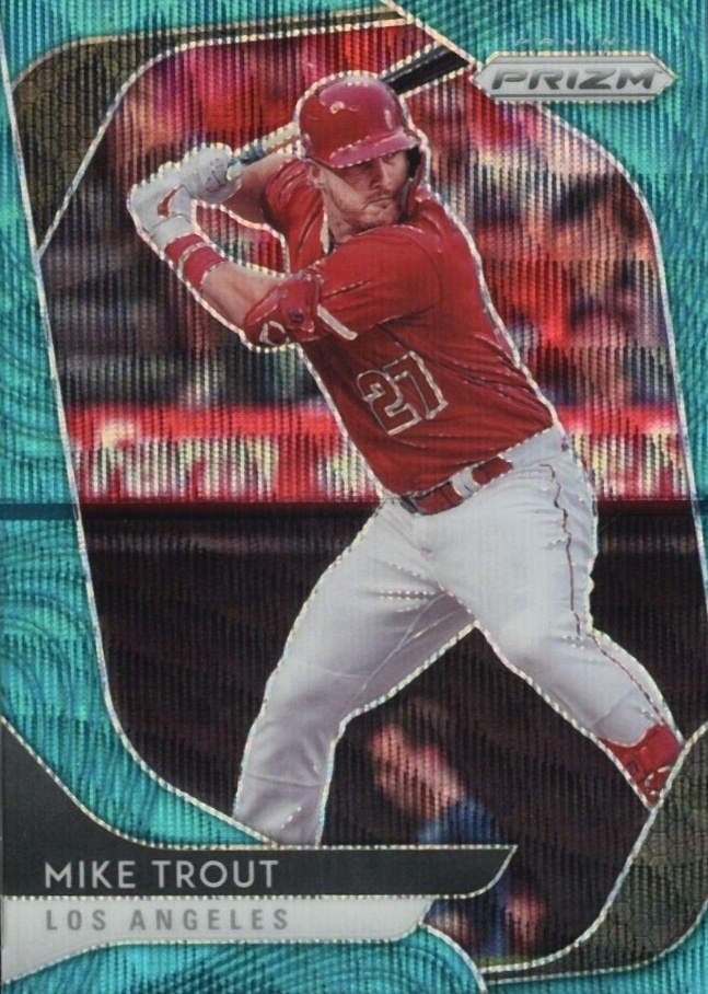 2020 Panini Prizm Mike Trout #196 Baseball Card