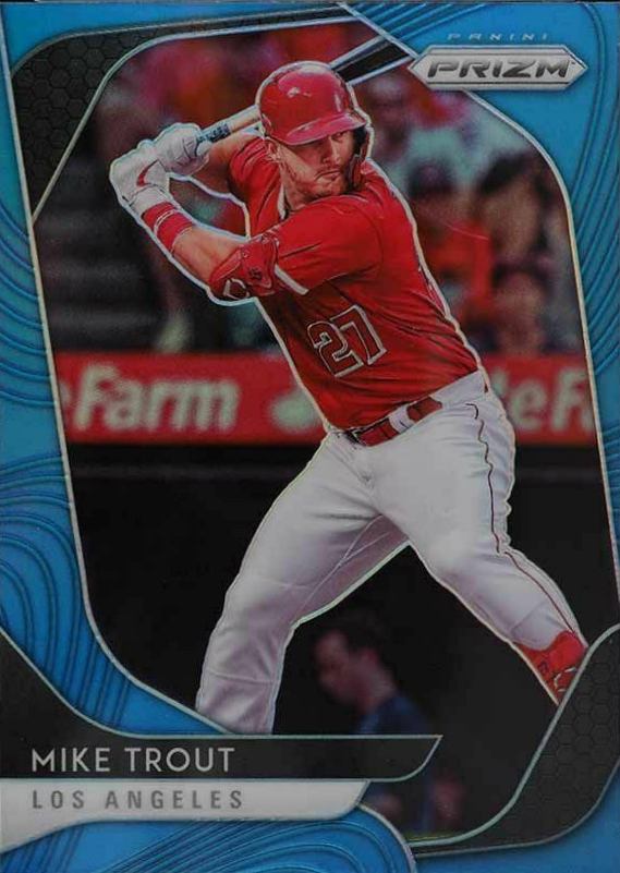 2020 Panini Prizm Mike Trout #196 Baseball Card