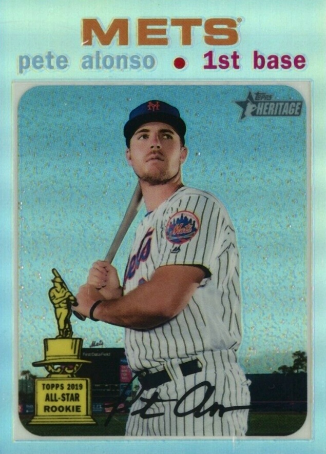 2020 Topps Heritage Pete Alonso #457 Baseball Card