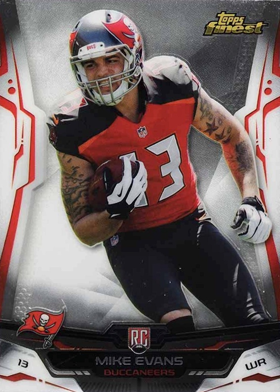 2014 Finest Mike Evans #146 Football Card