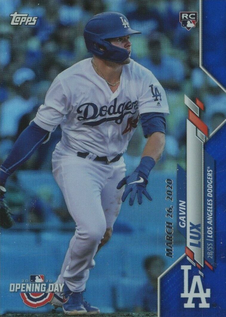 2020 Topps Opening Day Gavin Lux #70 Baseball Card