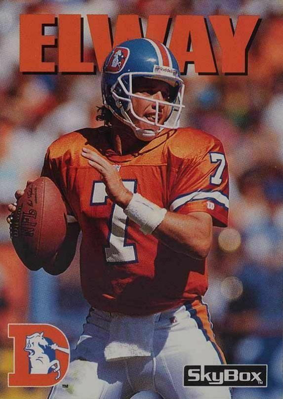 1992 Skybox Impact  John Elway #10 Football Card