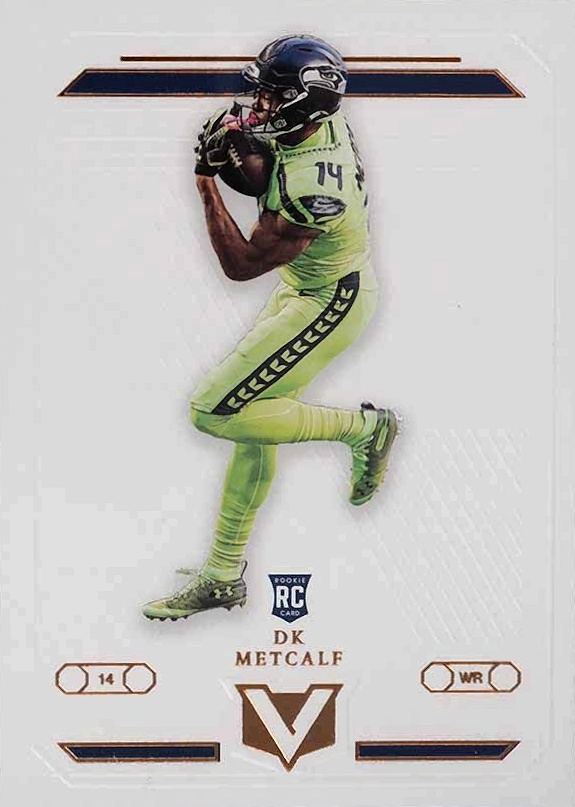 2019 Panini Chronicles Vertex D.K. Metcalf #V17 Football Card