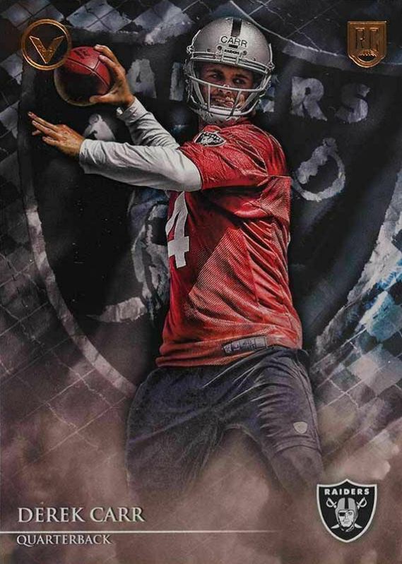 2014 Topps Valor Derek Carr #12 Football Card