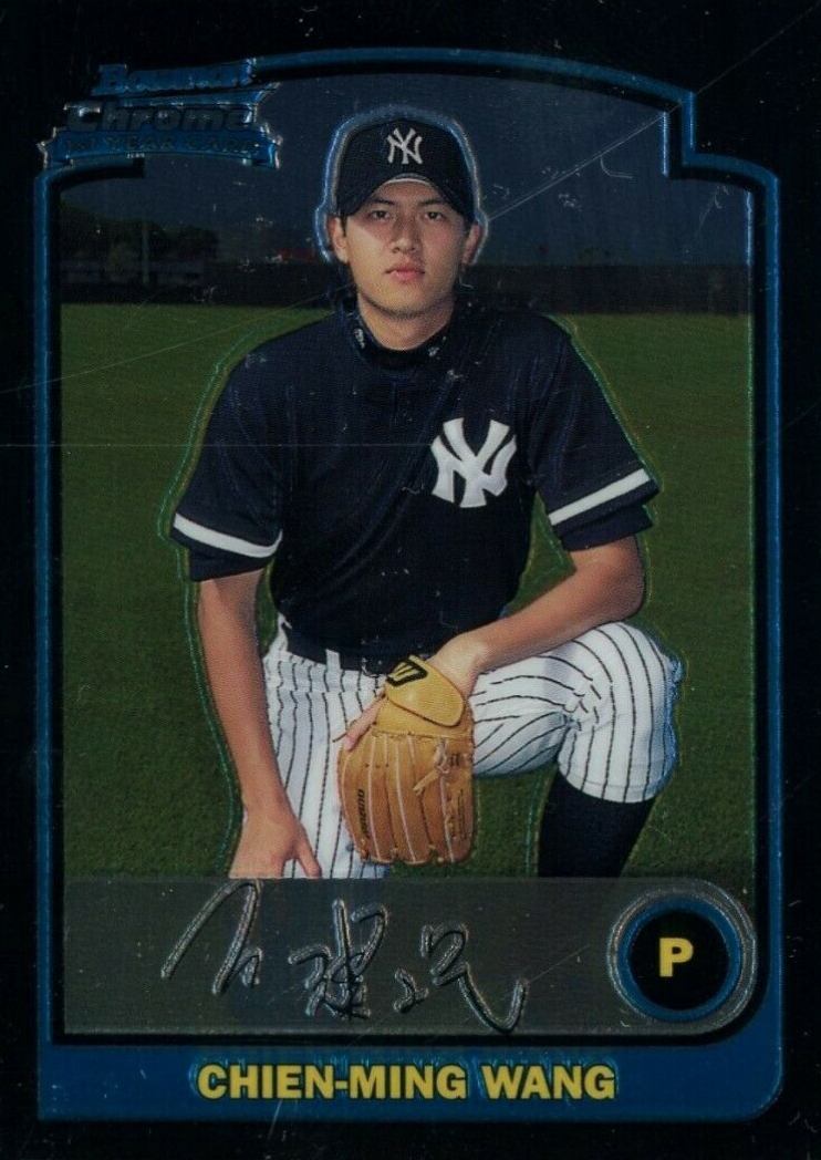 2003 Bowman Chrome Chien-Ming Wang #202 Baseball Card