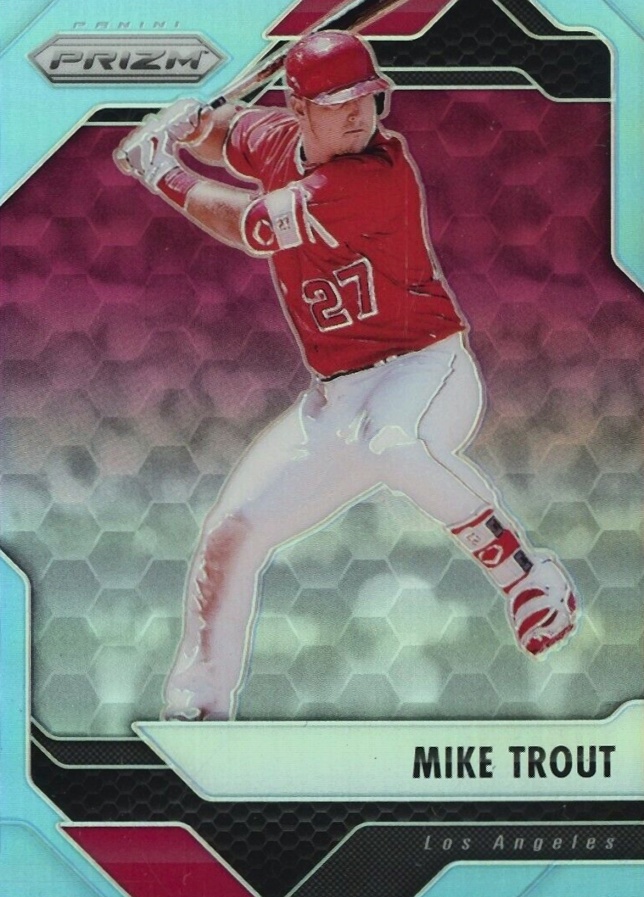 2017 Panini Chronicles Panini Prizm Mike Trout #26 Baseball Card