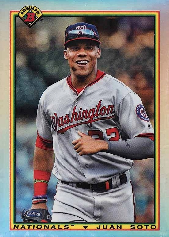 2020 Bowman Chrome 1990 Bowman Juan Soto #90BJS Baseball Card