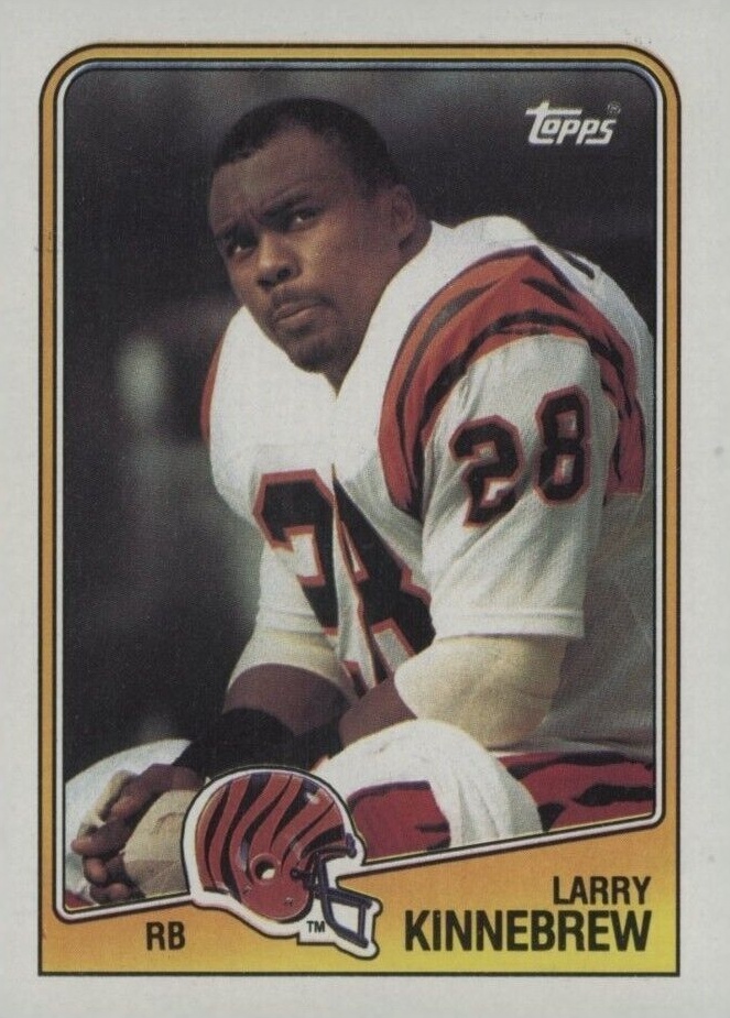 1988 Topps Larry Kinnebrew #341 Football Card