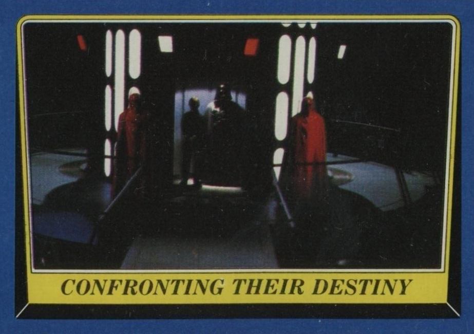 1983 Star Wars Return of the Jedi Confronting their Destiny #177 Non-Sports Card